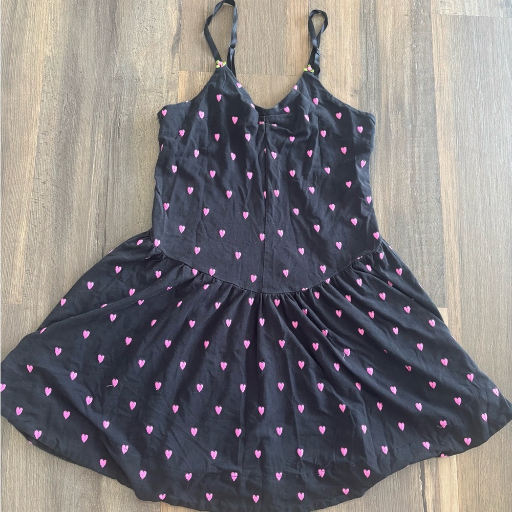 Betsy Johnson black hearts dress